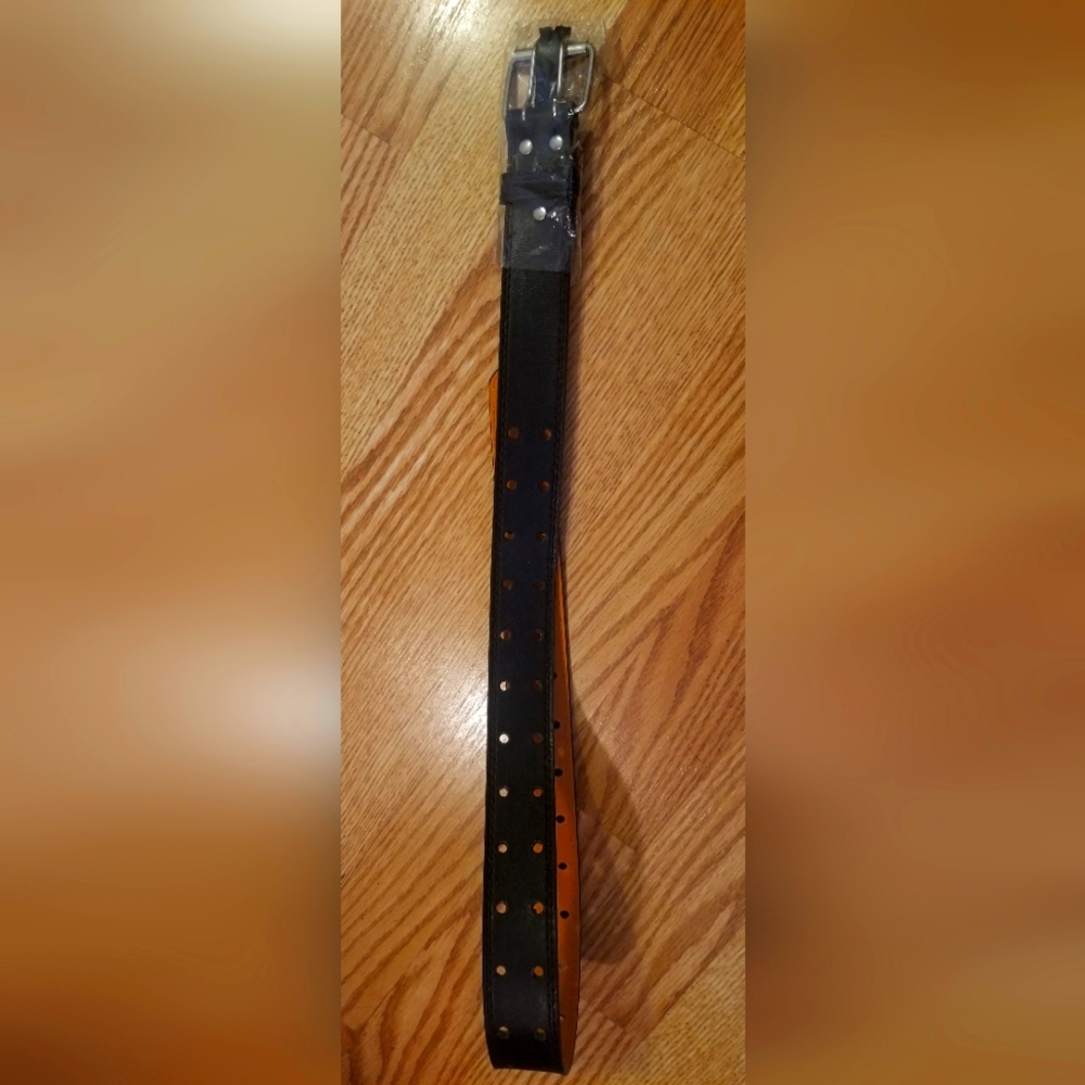 Black Genuine Leather Belt